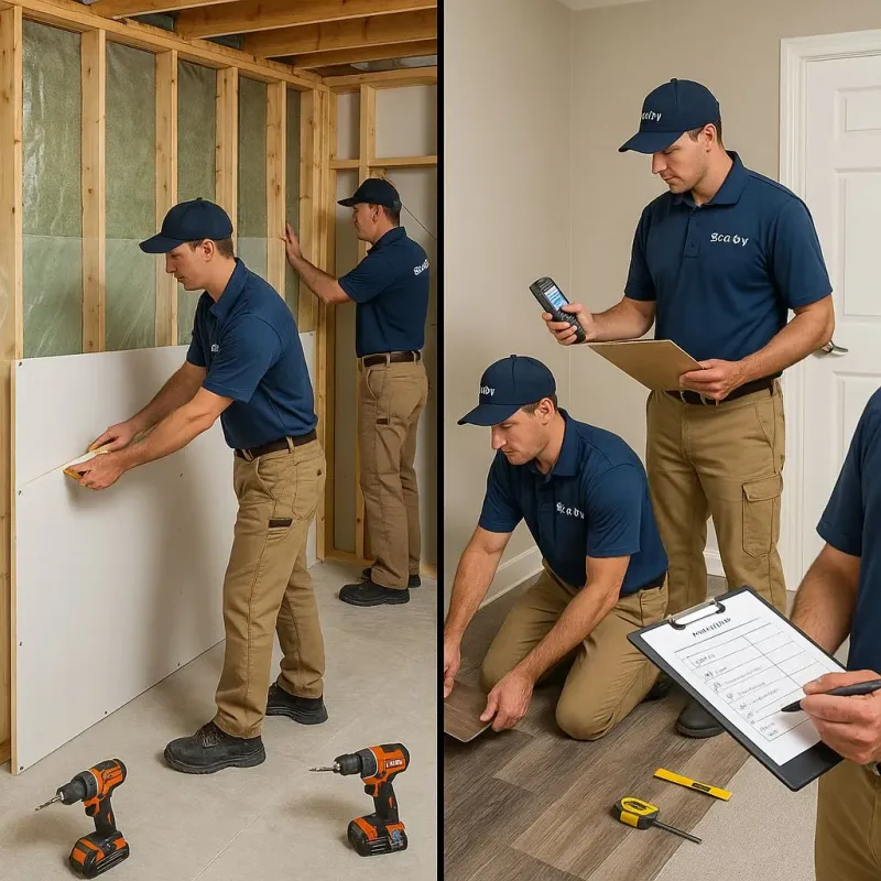 Repairs and Reconstruction process in East Liverpool, OH